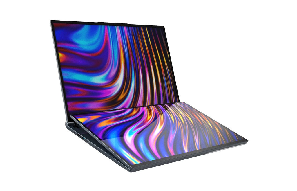 Dual-Screen 16″ + 16″ Touch Business Laptop – 32GB RAM • 1TB SSD • Windows 11