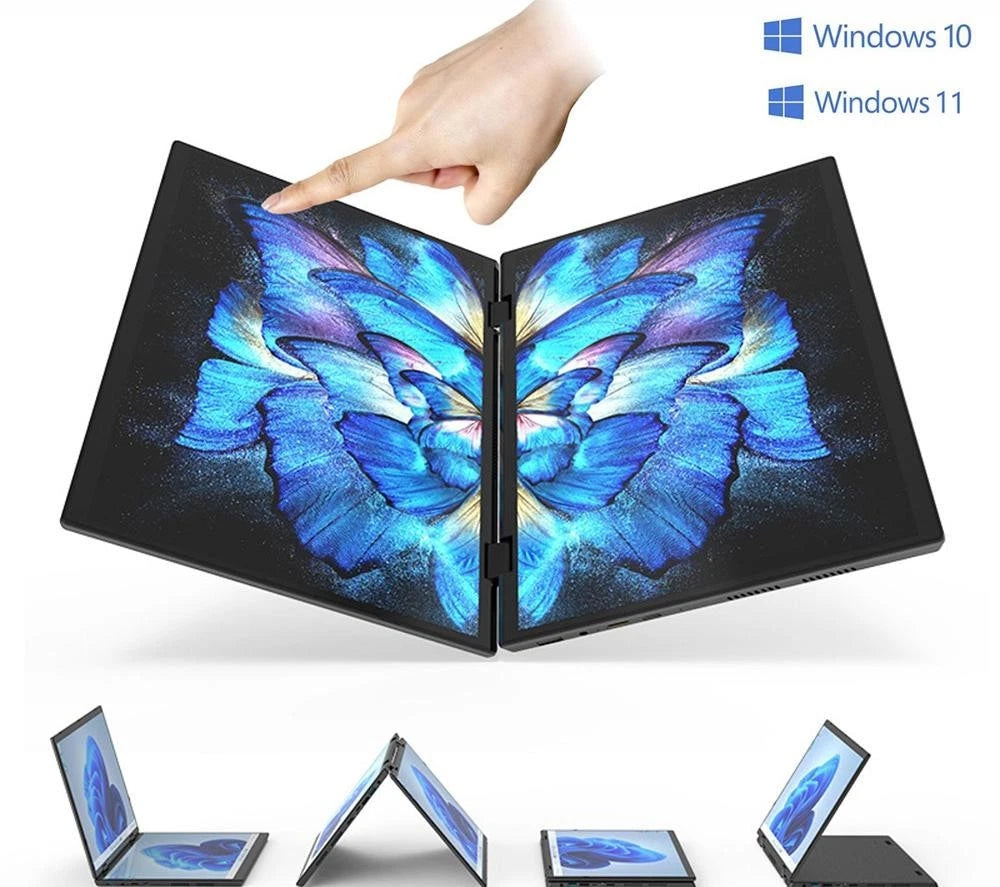 Dual-14″ 2K Touch Laptop – 32 GB RAM | 1 TB SSD | Windows 11 Pro